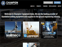 Tablet Screenshot of championsales.com